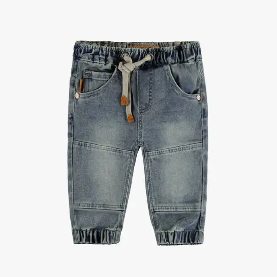 Pants in Stretch Recycled Denim, Baby