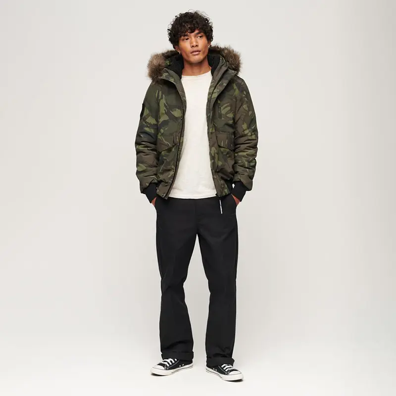Hooded Everest Puffer Bomber Jacket