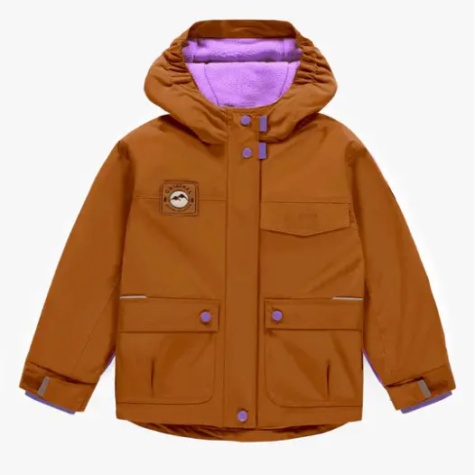 Snowsuit 3 In 1 Copper-Brown and Purple, Child