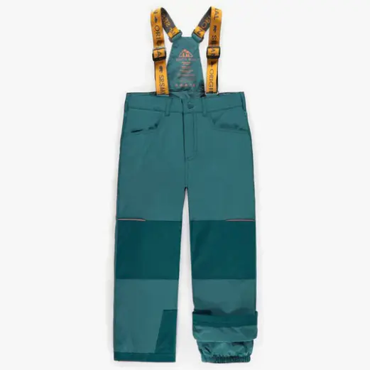 Two Piece Yellow-Orange and Turquoise Snowsuit, Child