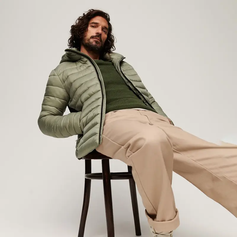 Hooded Fuji Sport Padded Jacket