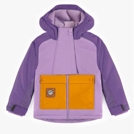Two-Pieces Snowsuit Purple and Yellow-Orange, Child