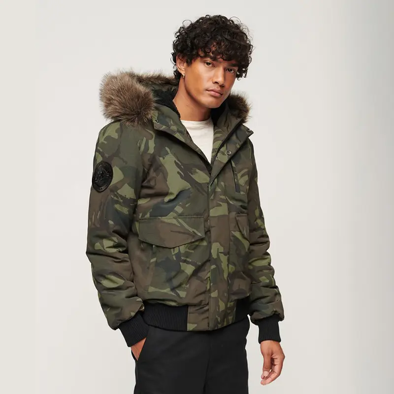 Hooded Everest Puffer Bomber Jacket