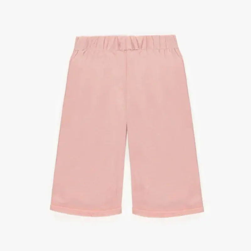 Wide Fit Pink Pants In French Terry, Baby