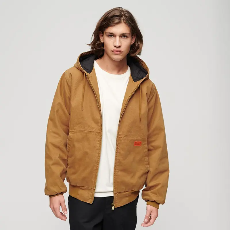 Casual Surplus Hooded Bomber Jacket