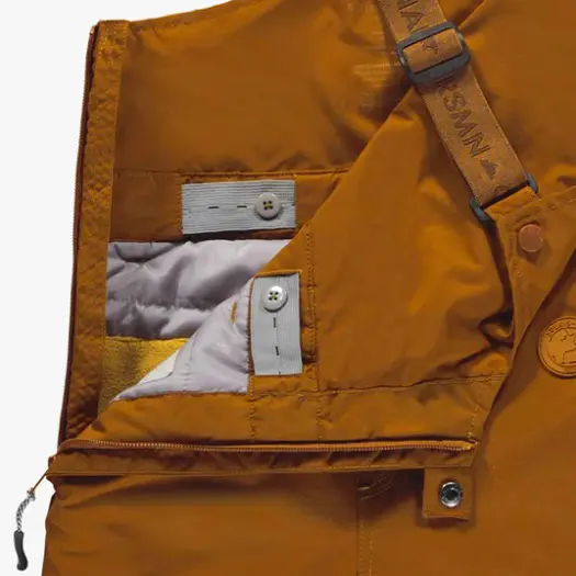 Copper-Brown Snow Overalls In Nylon, Child