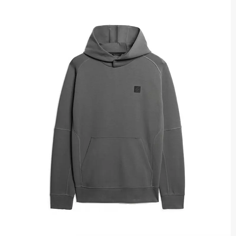 Sporty Tech Casual Grey Hoodie