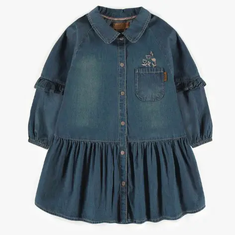 Loose Fit Dress in Light Denim, Child