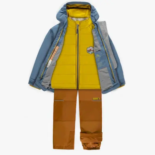 Snowsuit 3 In 1 Blue and Brown, Child