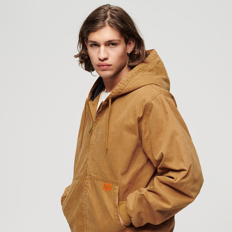 Casual Surplus Hooded Bomber Jacket
